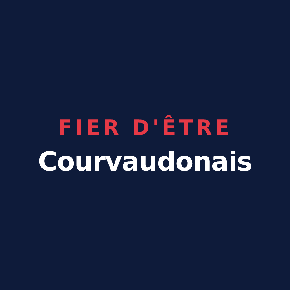 T-shirt « Fier d'être Courvaudonais » — design pour Courvaudon