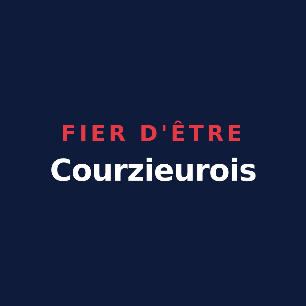 T-shirt « Fier d'être Courzieurois » — design pour Courzieu