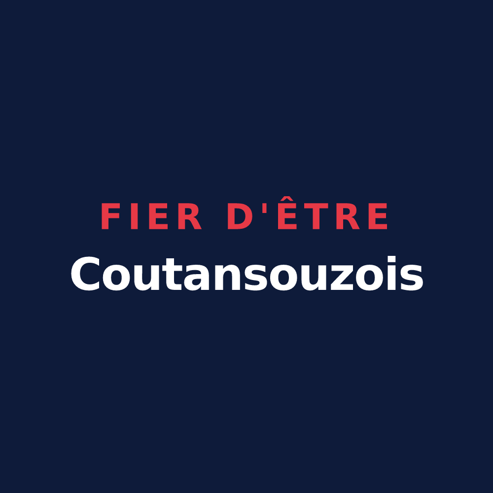 T-shirt « Fier d'être Coutansouzois » — design pour Coutansouze