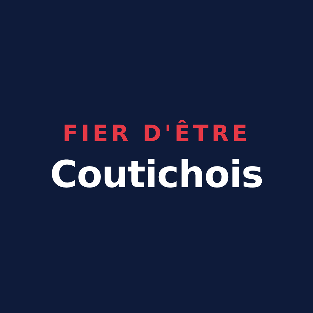 T-shirt « Fier d'être Coutichois » — design pour Coutiches