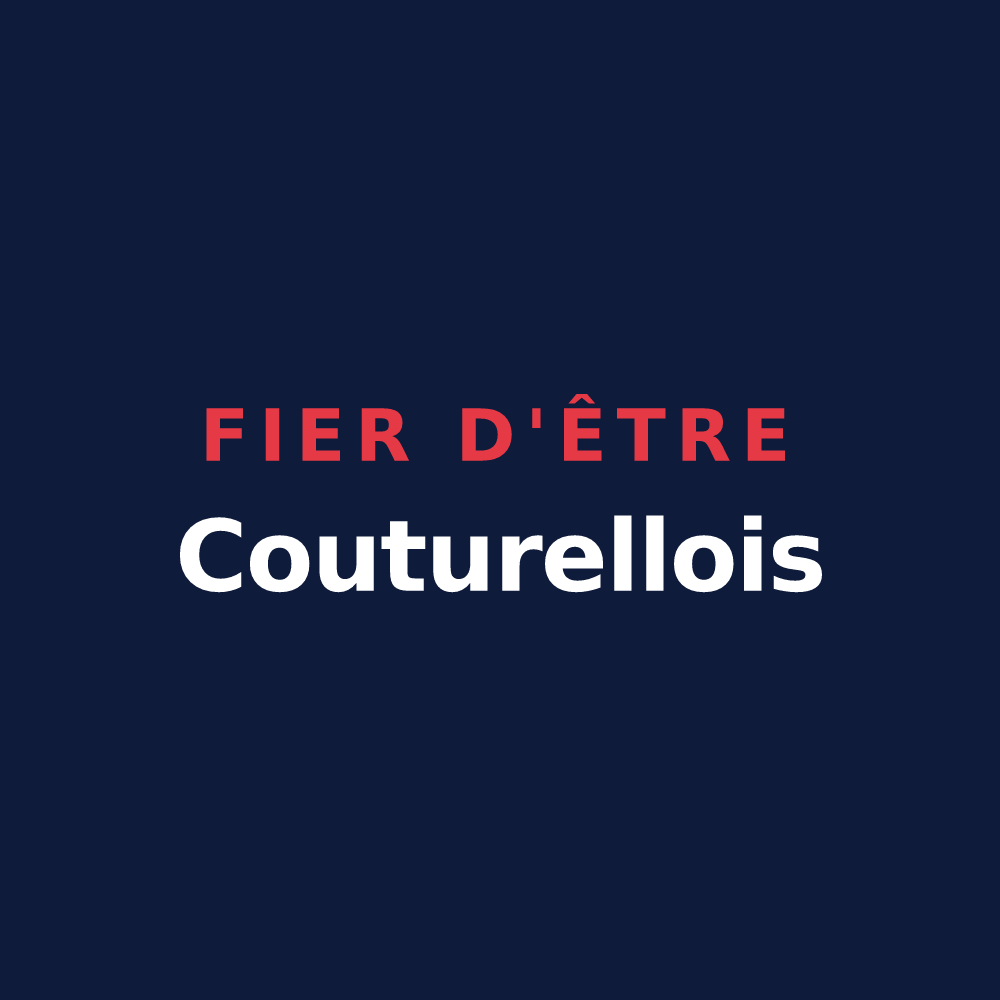 T-shirt « Fier d'être Couturellois » — design pour Couturelle