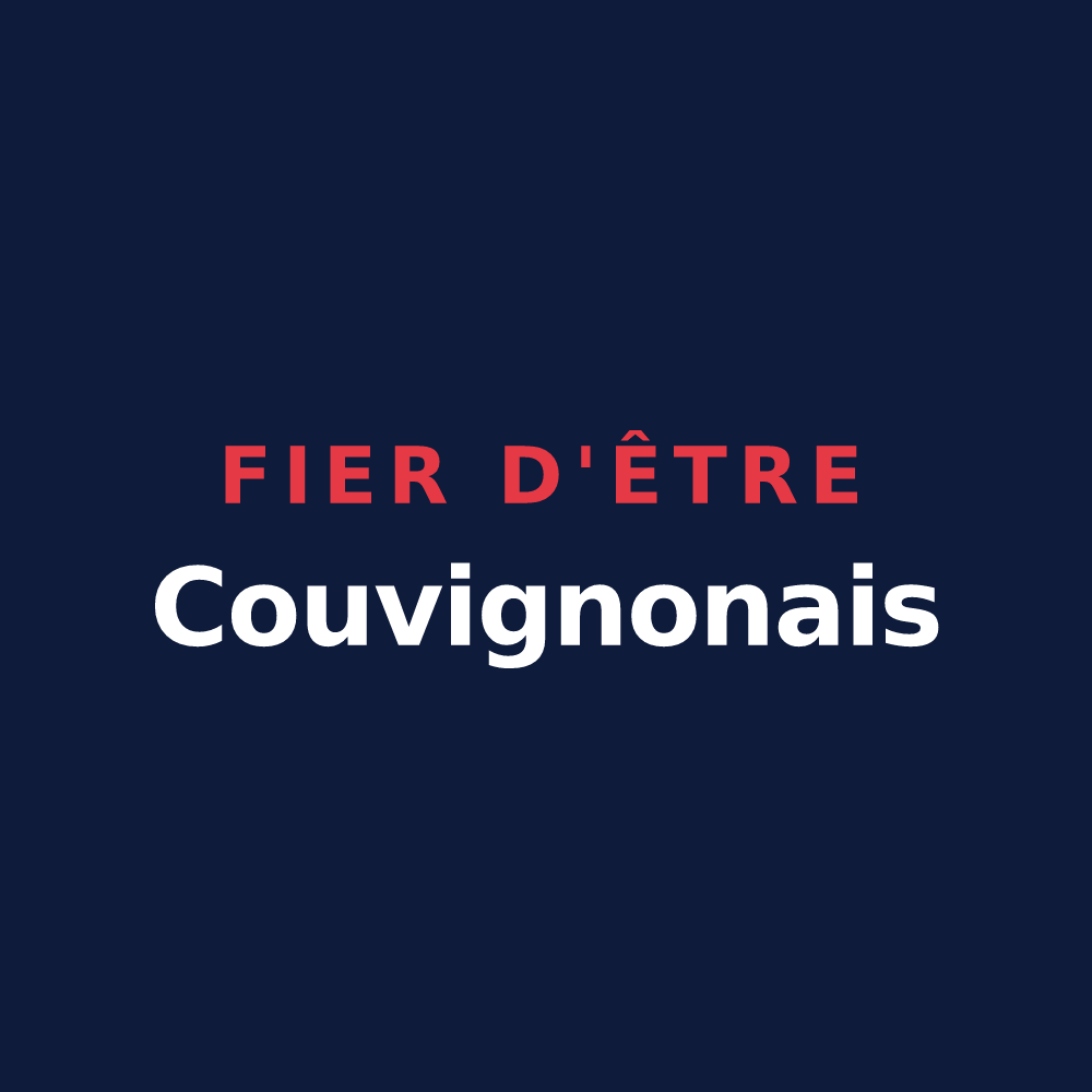 T-shirt « Fier d'être Couvignonais » — design pour Couvignon