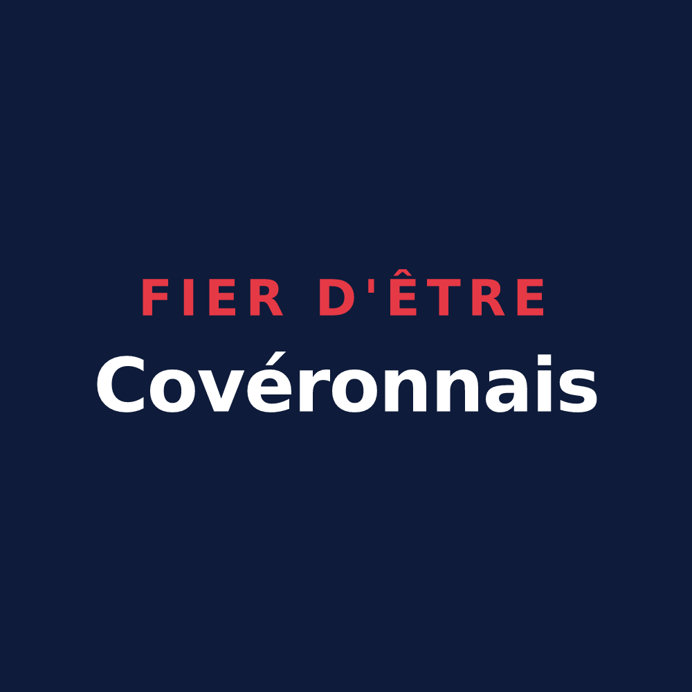 T-shirt « Fier d'être Covéronnais » — design pour Couvron-et-Aumencourt
