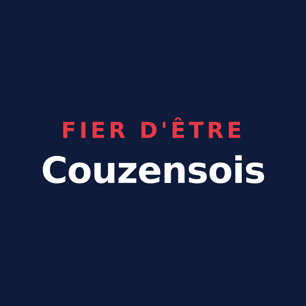 T-shirt « Fier d'être Couzensois » — design pour Coux et Bigaroque-Mouzens