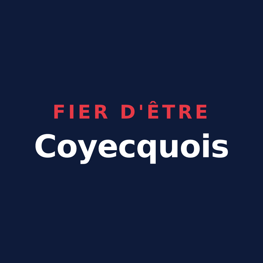T-shirt « Fier d'être Coyecquois » — design pour Coyecques