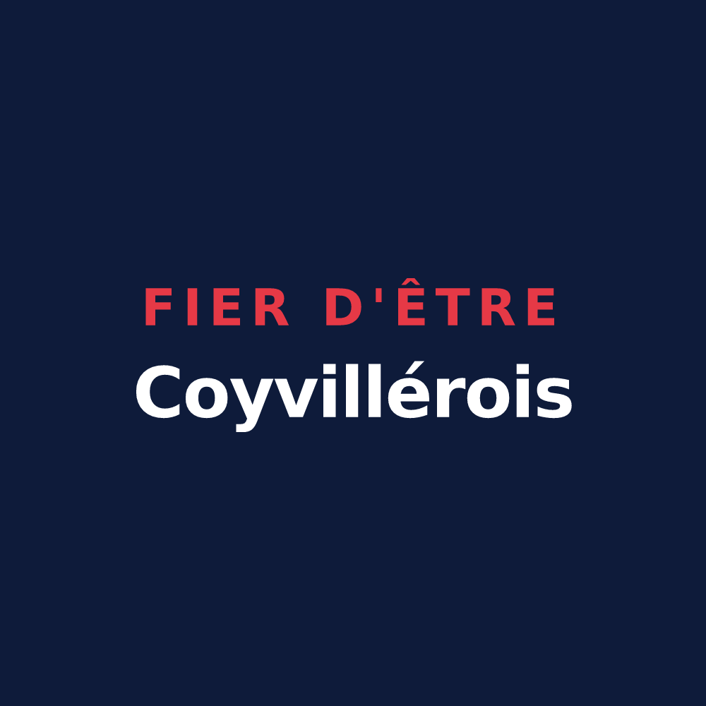 T-shirt « Fier d'être Coyvillérois » — design pour Coyviller