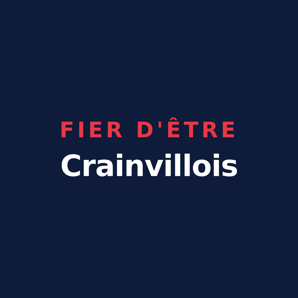 T-shirt « Fier d'être Crainvillois » — design pour Crainvilliers