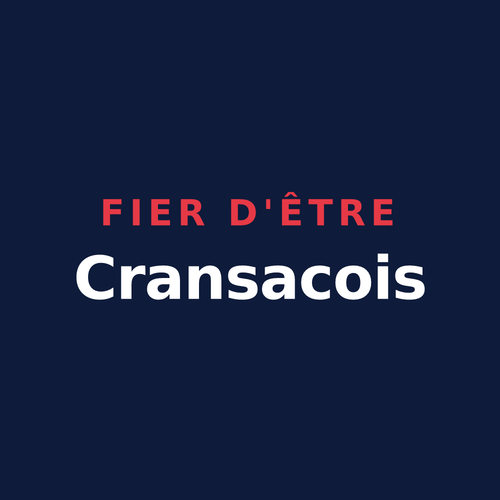 T-shirt « Fier d'être Cransacois » — design pour Cransac-les-Thermes