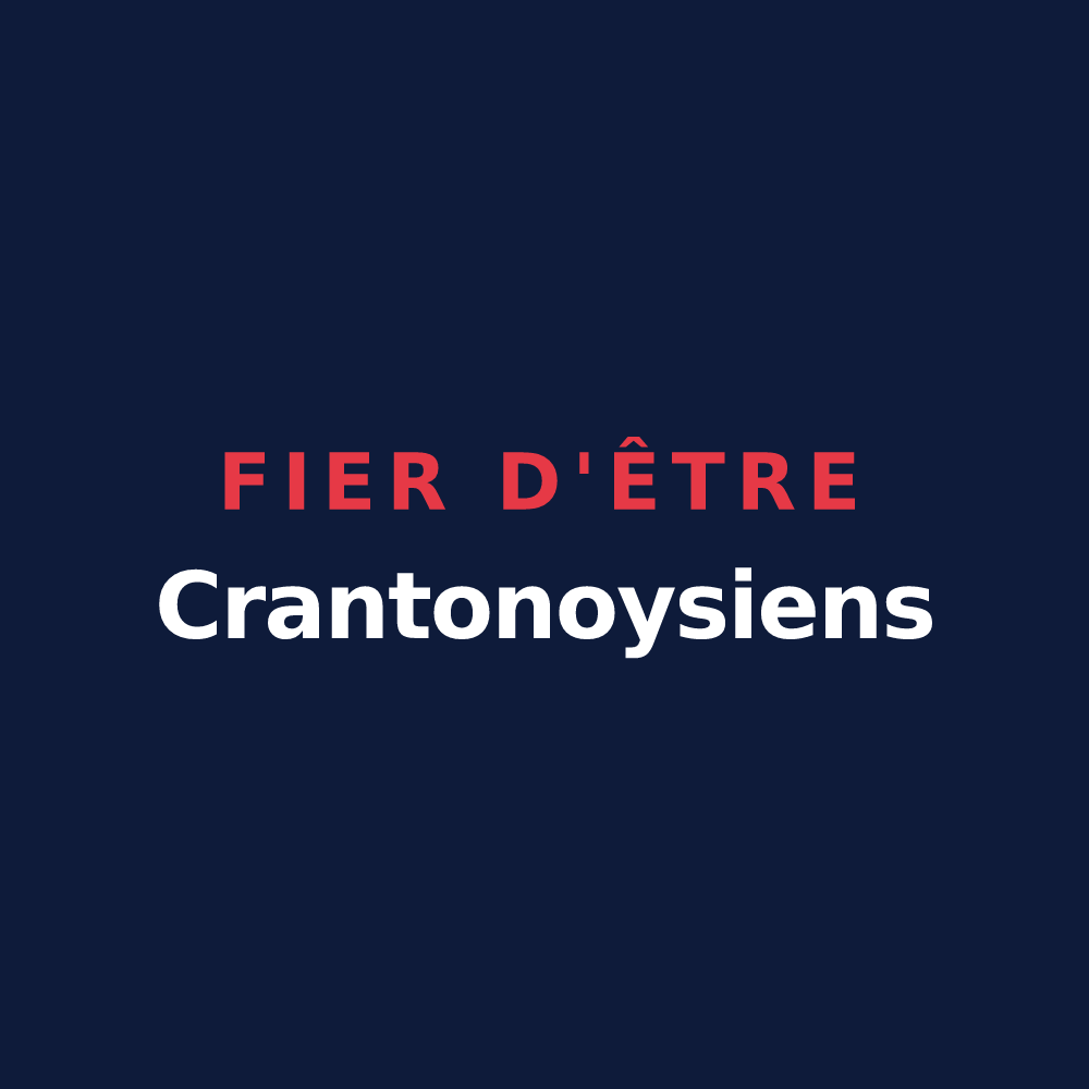 T-shirt « Fier d'être Crantonoysiens » — design pour Crantenoy