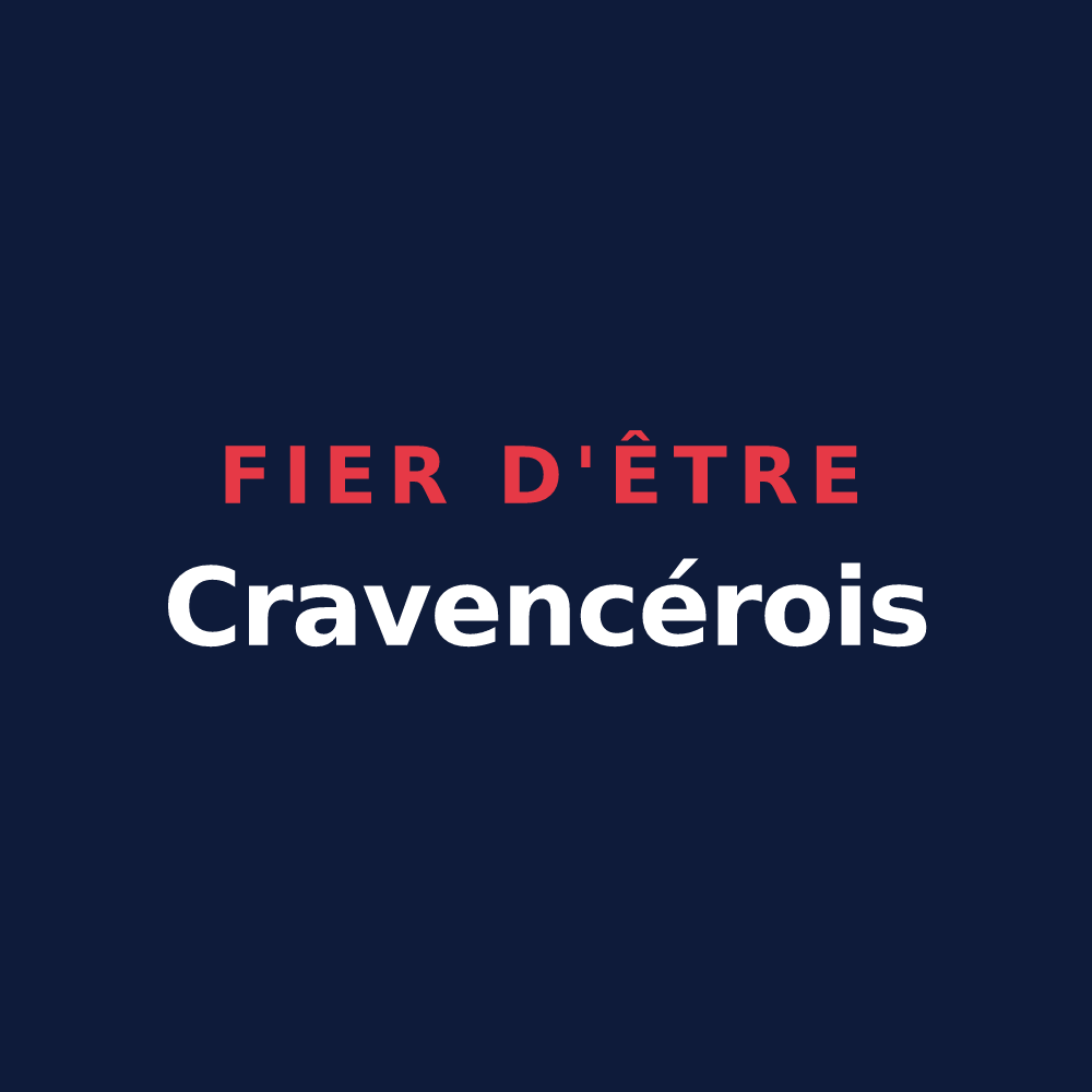 T-shirt « Fier d'être Cravencérois » — design pour Cravencères
