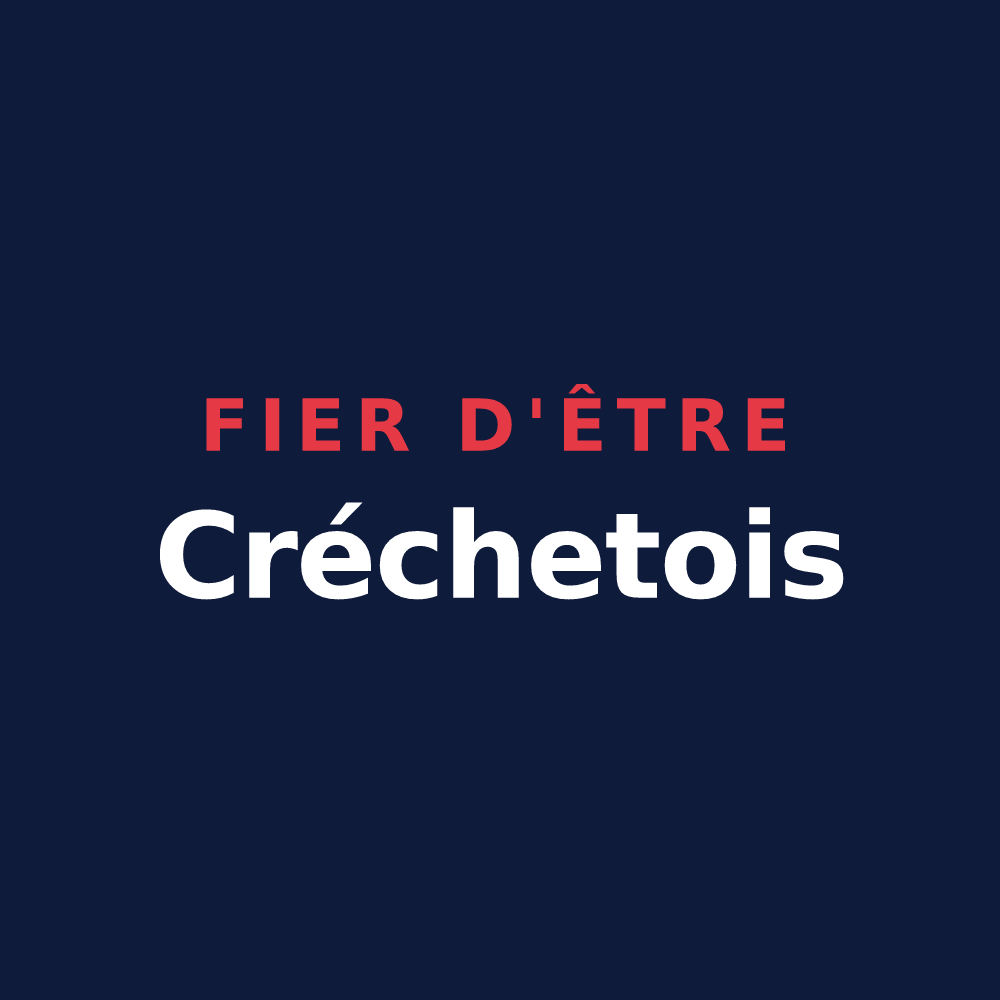 T-shirt « Fier d'être Créchetois » — design pour Créchets