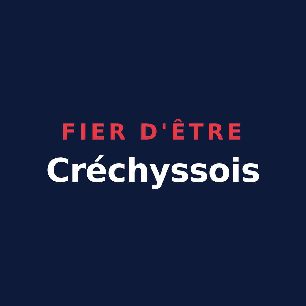T-shirt « Fier d'être Créchyssois » — design pour Créchy