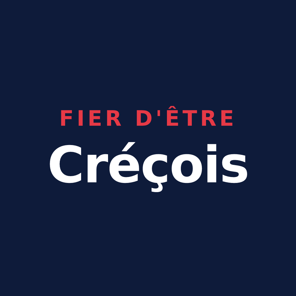 T-shirt « Fier d'être Créçois » — design pour Crécy-la-Chapelle