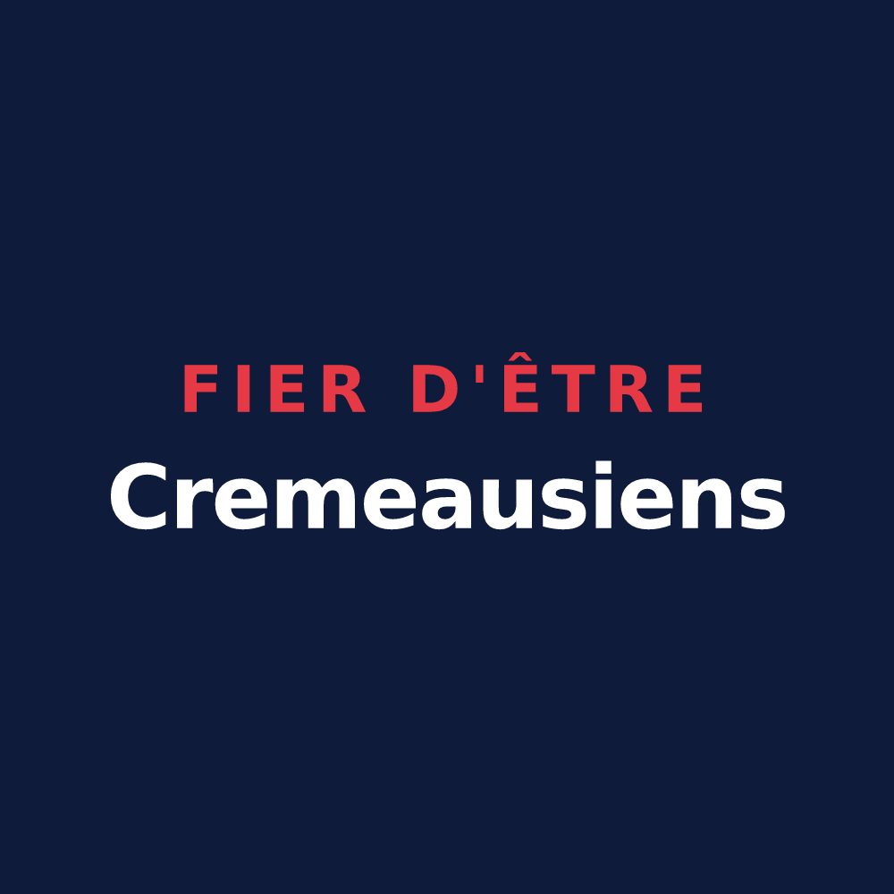T-shirt « Fier d'être Cremeausiens » — design pour Cremeaux