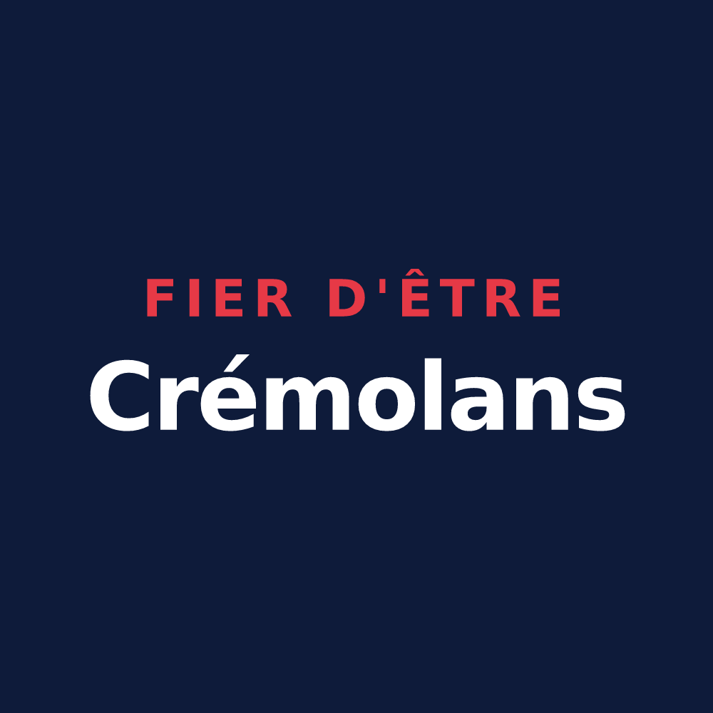 T-shirt « Fier d'être Crémolans » — design pour Crémieu