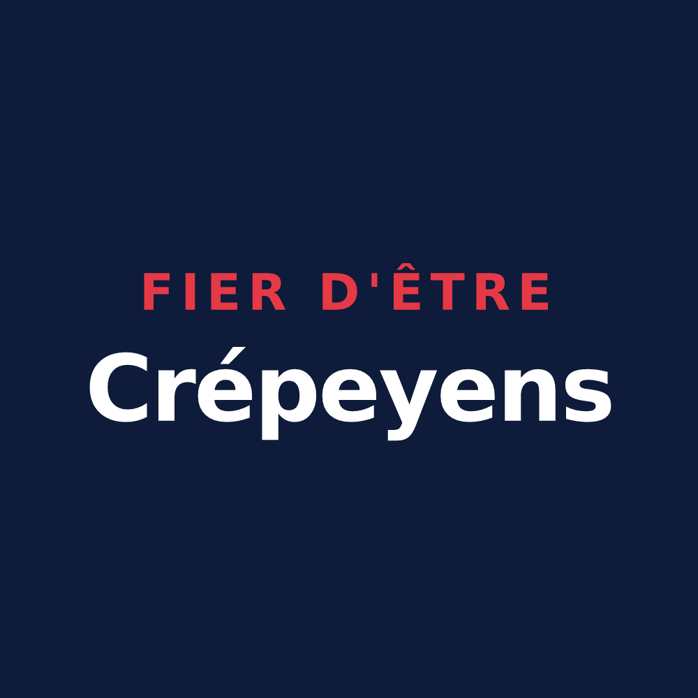 T-shirt « Fier d'être Crépeyens » — design pour Crépey