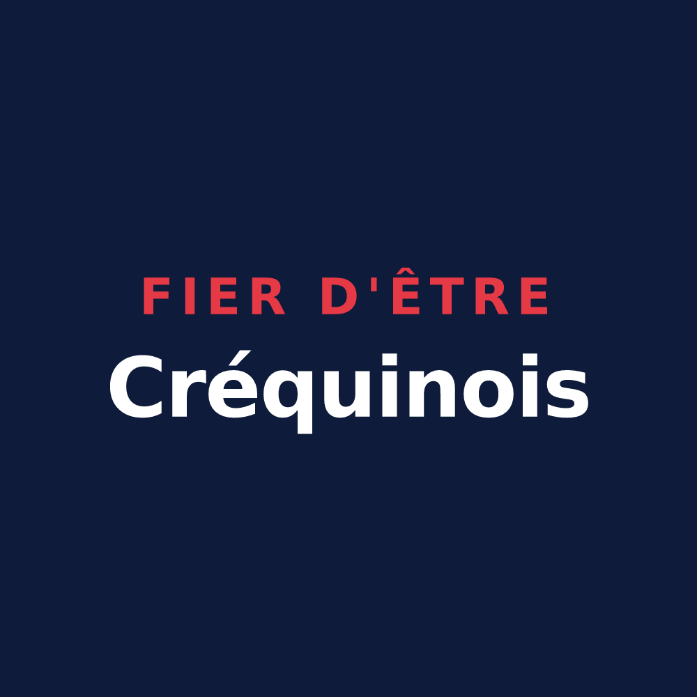 T-shirt « Fier d'être Créquinois » — design pour Créquy
