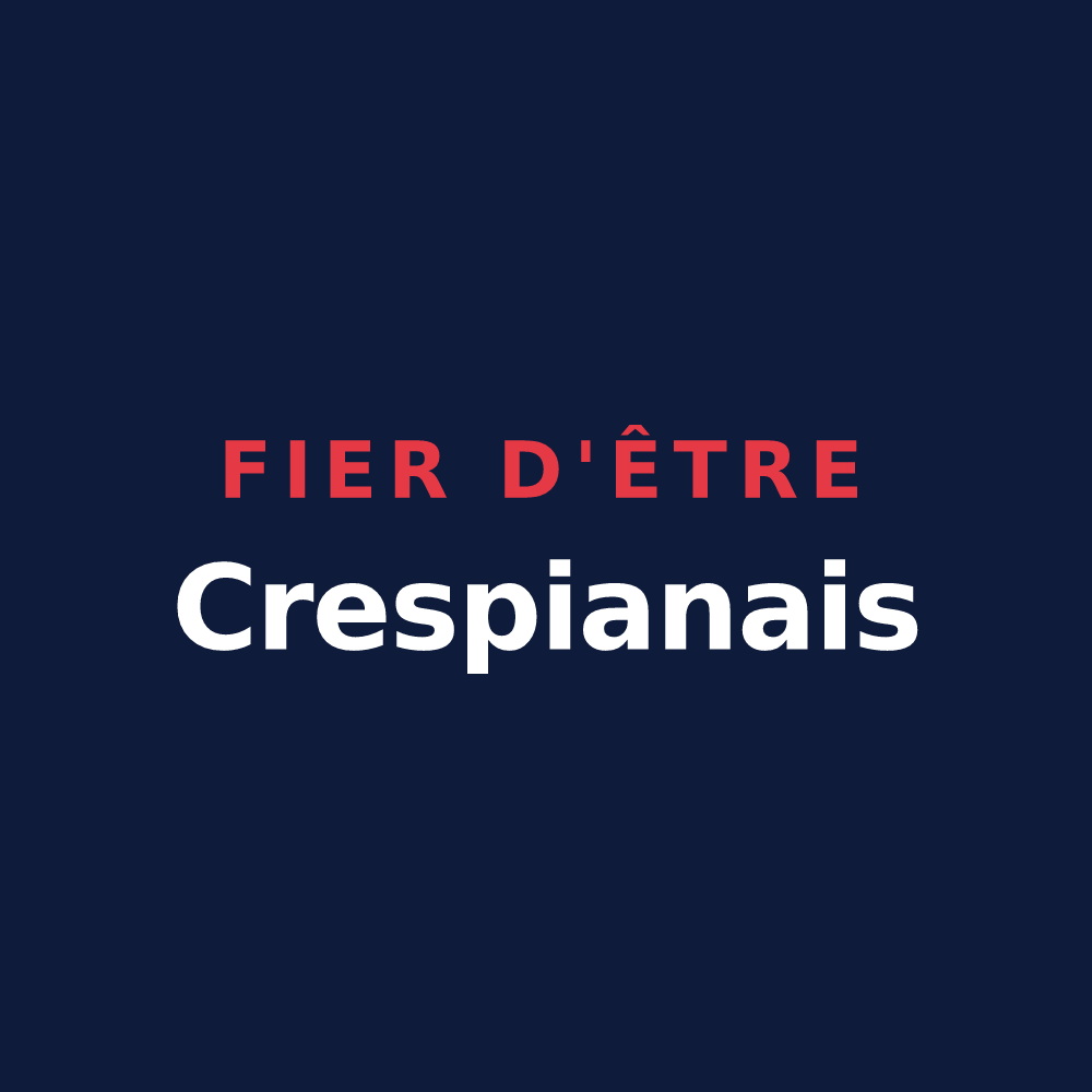 T-shirt « Fier d'être Crespianais » — design pour Crespian