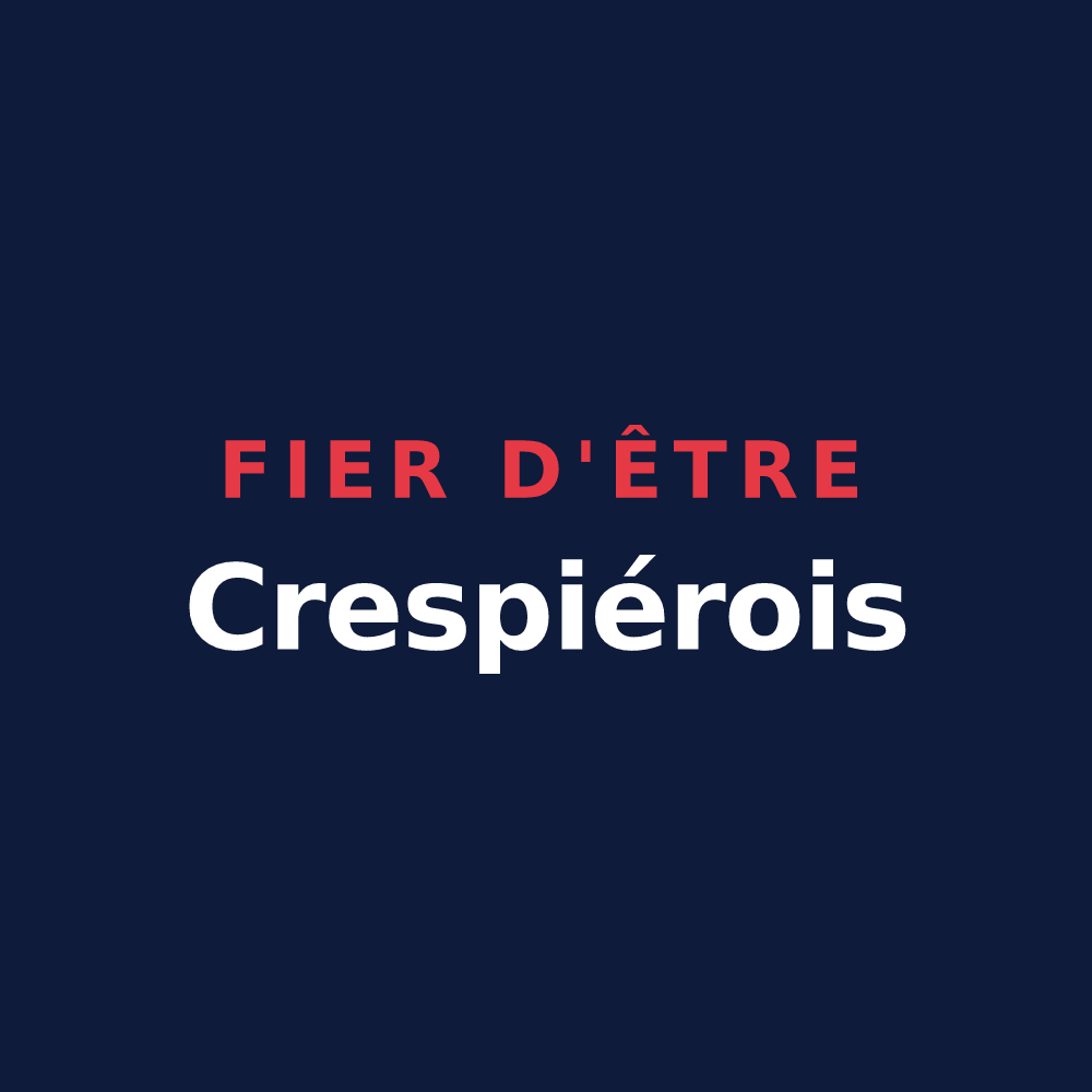 T-shirt « Fier d'être Crespiérois » — design pour Crespières