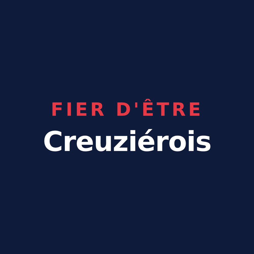T-shirt « Fier d'être Creuziérois » — design pour Creuzier-le-Neuf