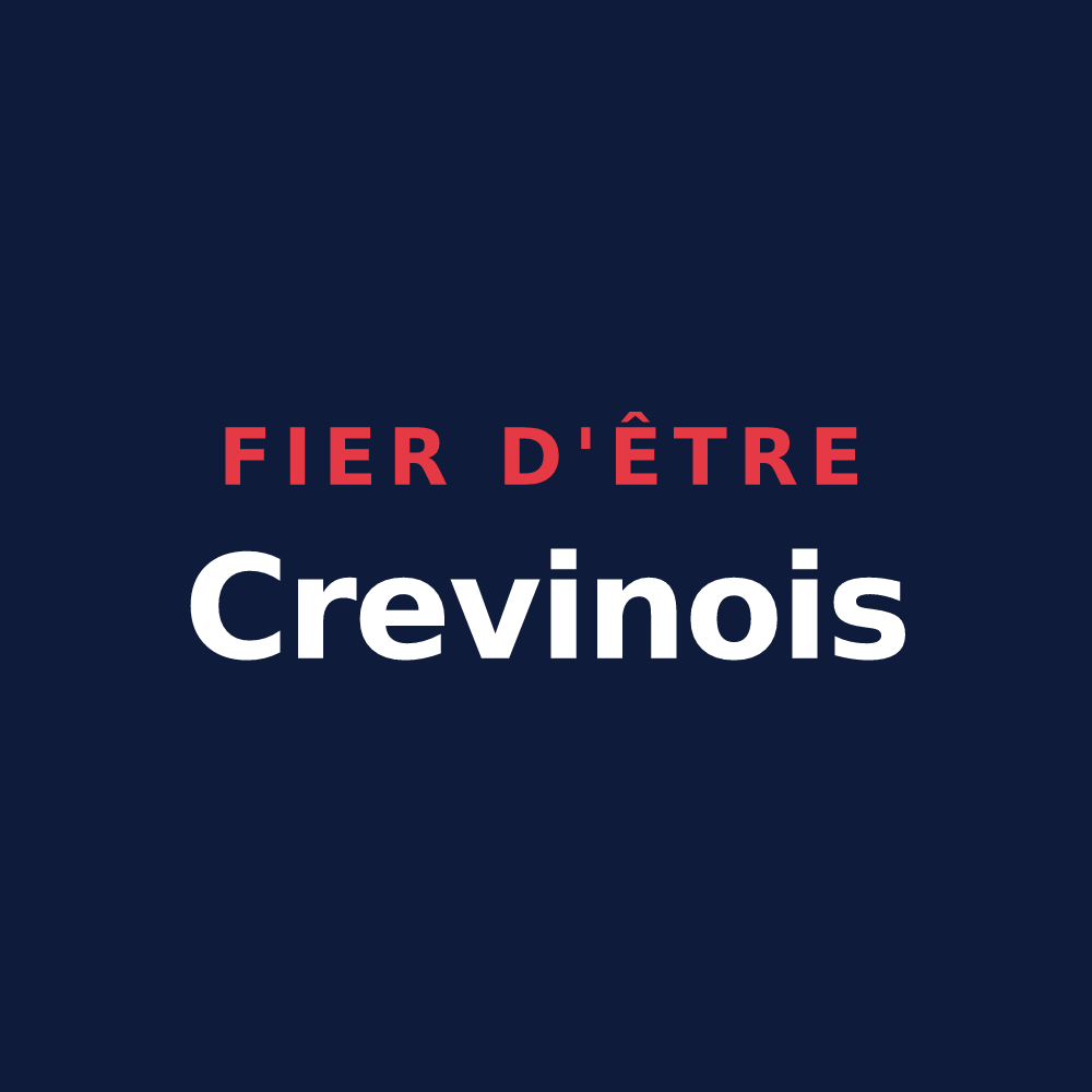 T-shirt « Fier d'être Crevinois » — design pour Crevin