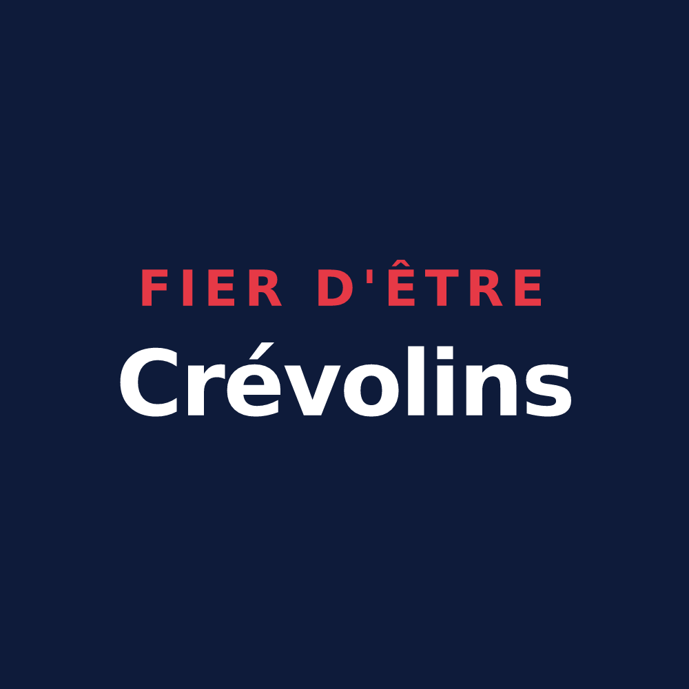 T-shirt « Fier d'être Crévolins » — design pour Crévoux
