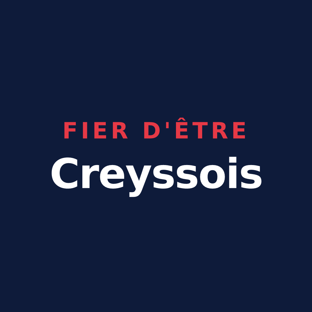 T-shirt « Fier d'être Creyssois » — design pour Creysse