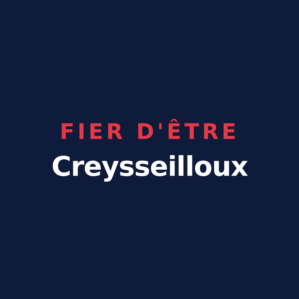 T-shirt « Fier d'être Creysseilloux » — design pour Creysseilles