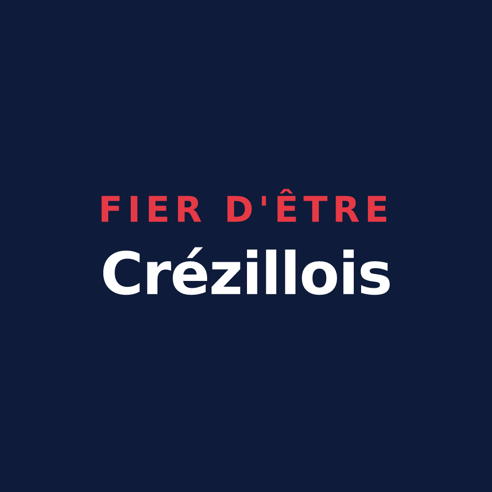 T-shirt « Fier d'être Crézillois » — design pour Crézilles