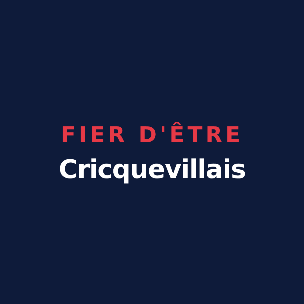 T-shirt « Fier d'être Cricquevillais » — design pour Cricqueville-en-Bessin
