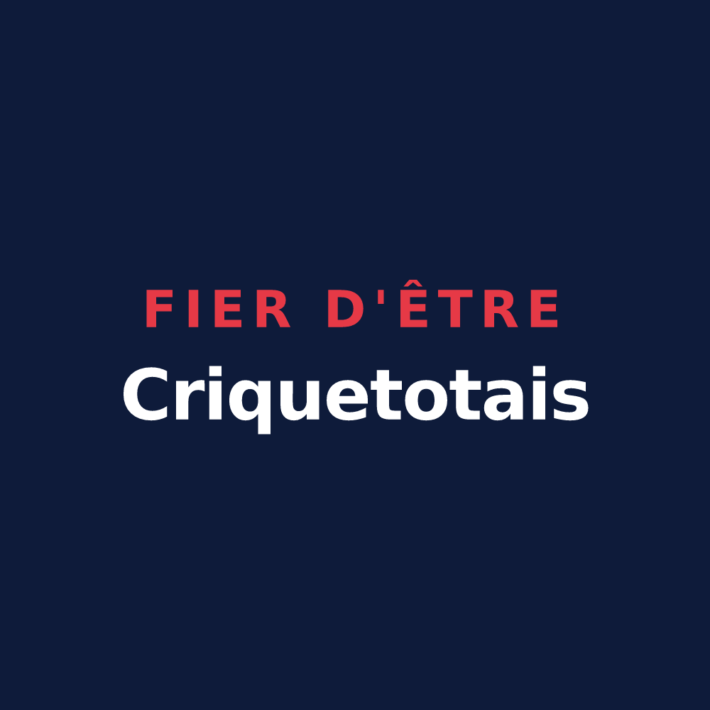 T-shirt « Fier d'être Criquetotais » — design pour Criquetot-le-Mauconduit