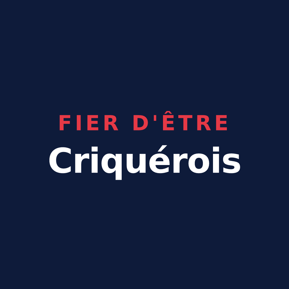 T-shirt « Fier d'être Criquérois » — design pour Criquiers