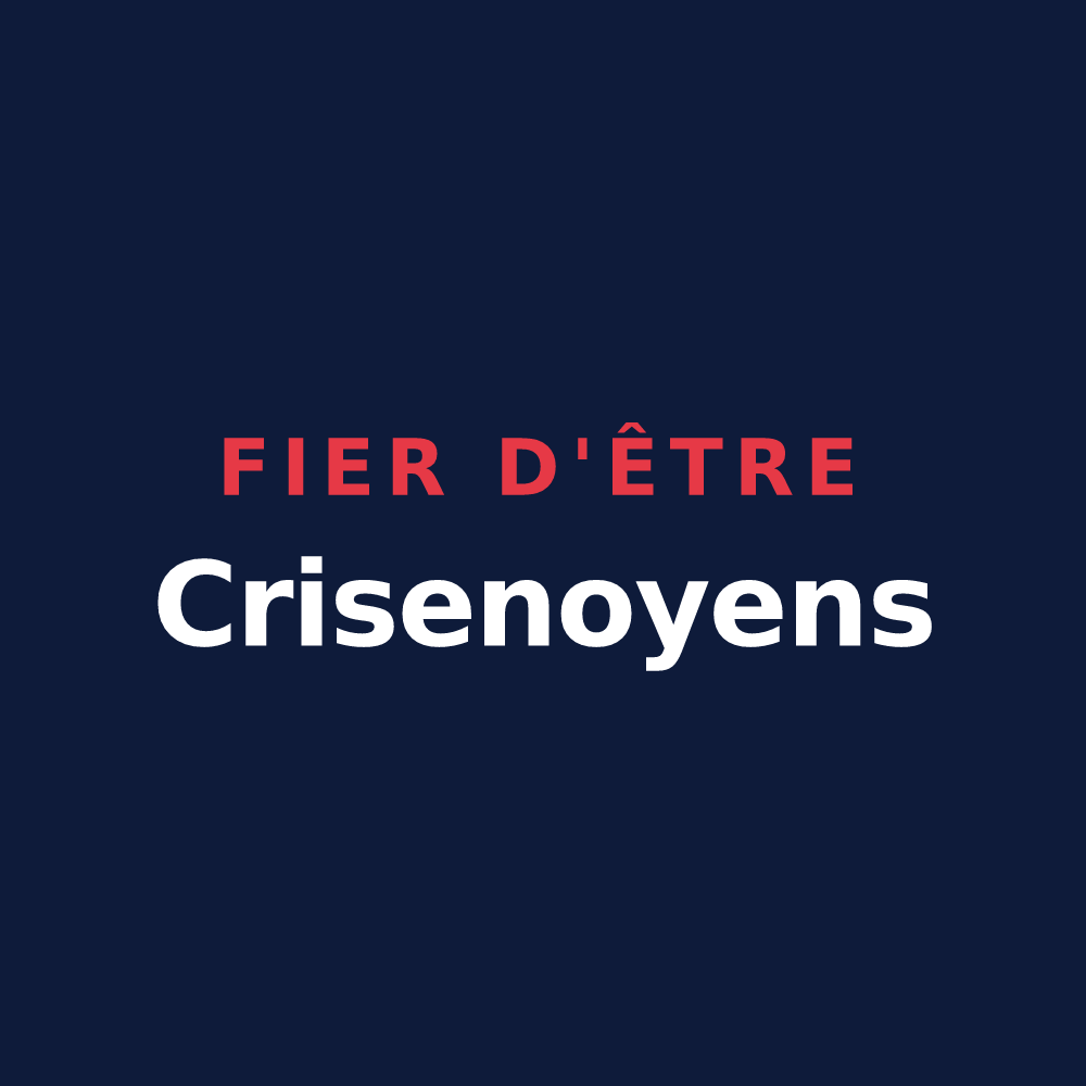 T-shirt « Fier d'être Crisenoyens » — design pour Crisenoy