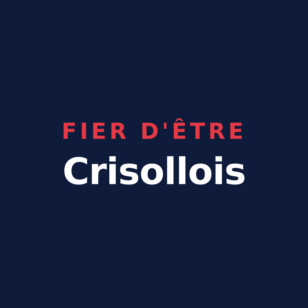 T-shirt « Fier d'être Crisollois » — design pour Crisolles