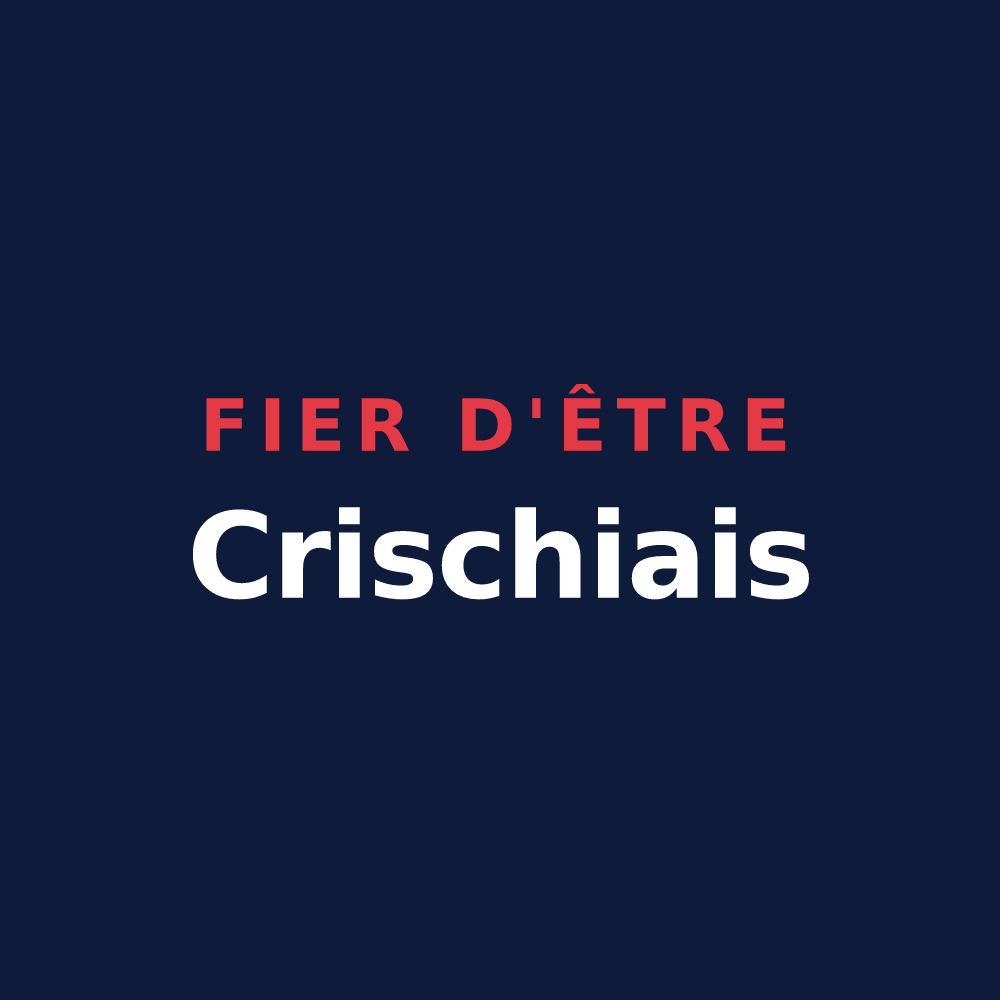 T-shirt « Fier d'être Crischiais » — design pour Crissey