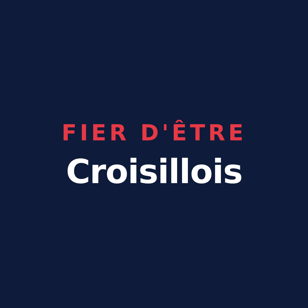 T-shirt « Fier d'être Croisillois » — design pour Croisilles