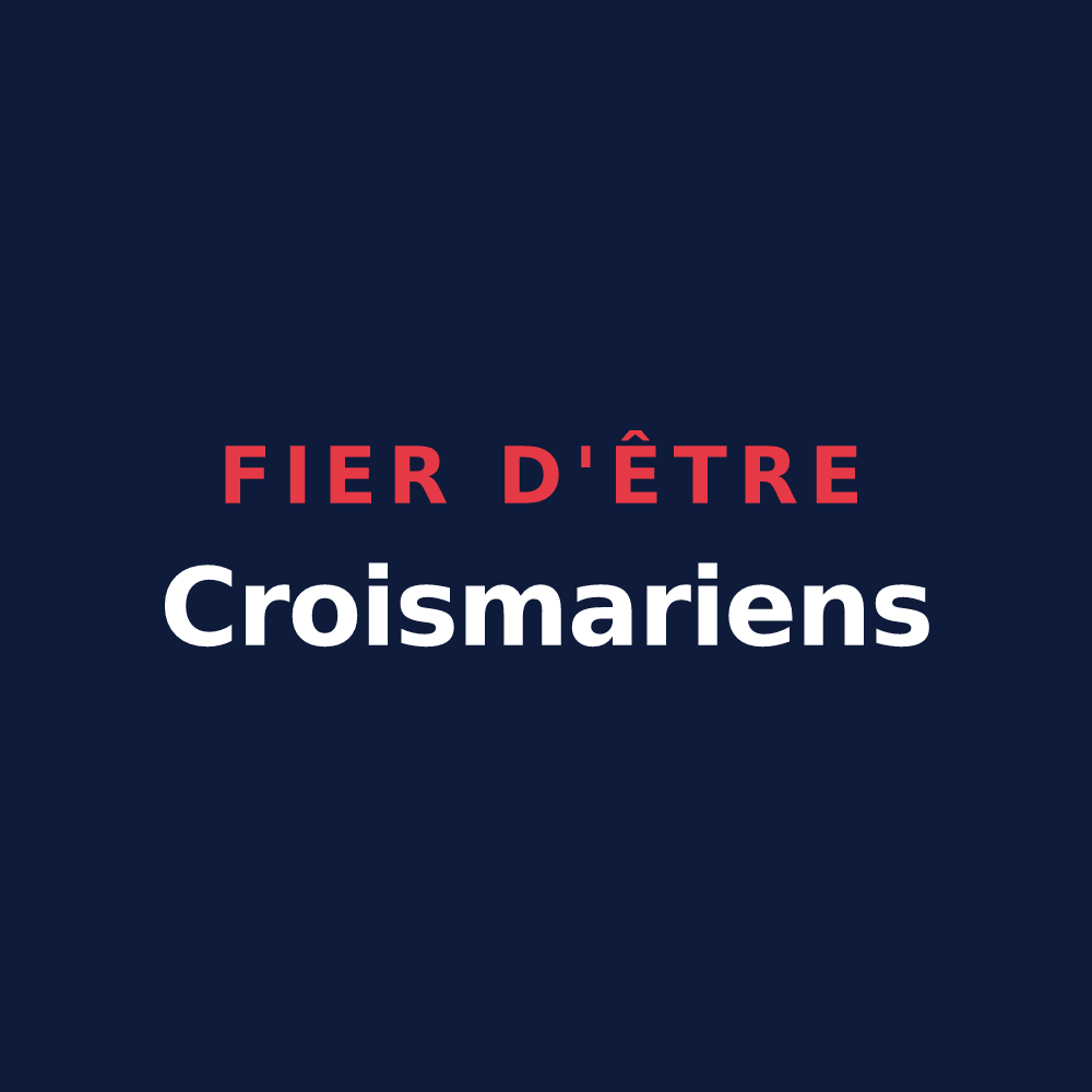 T-shirt « Fier d'être Croismariens » — design pour Croismare