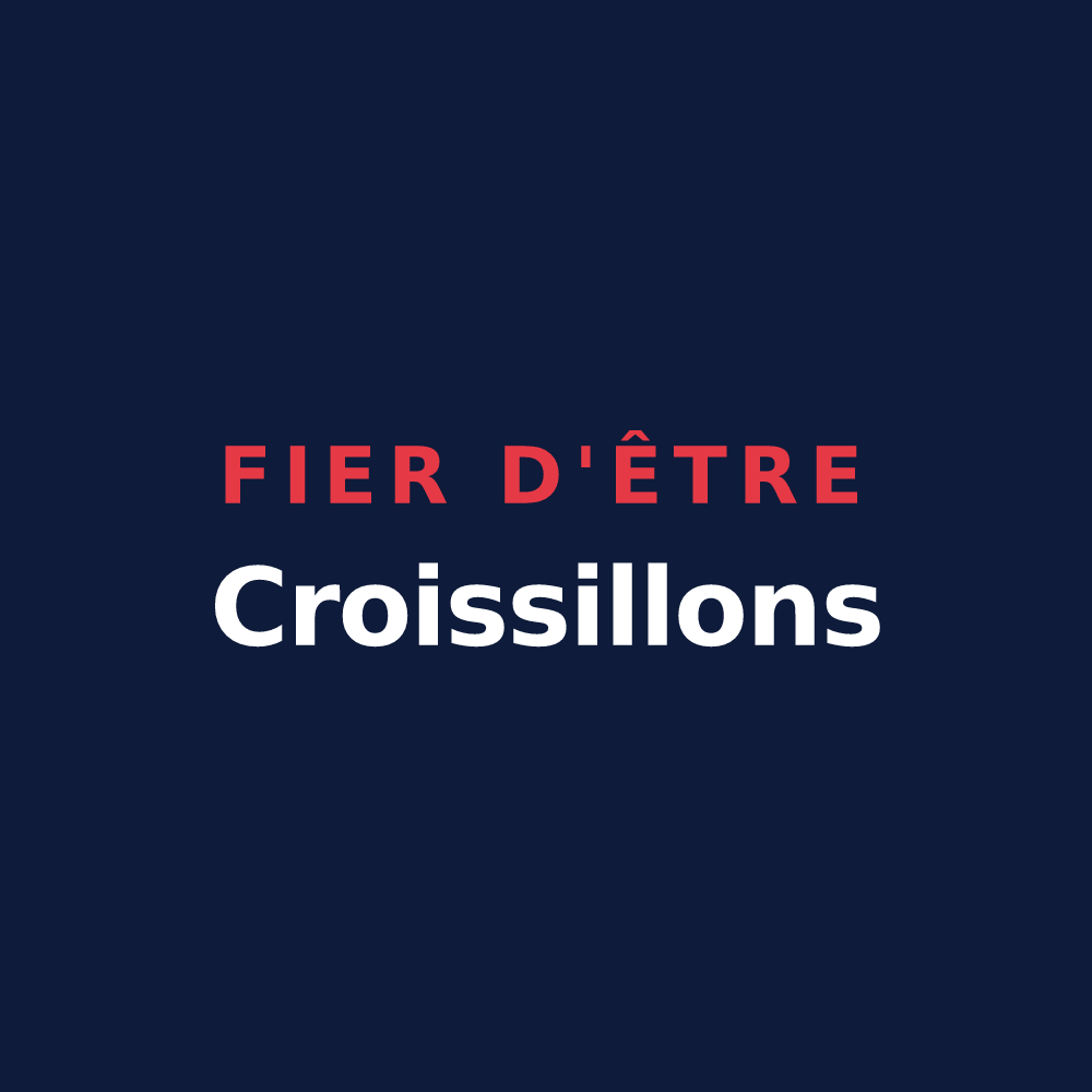 T-shirt « Fier d'être Croissillons » — design pour Croissy-sur-Seine