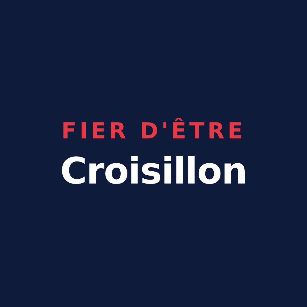 T-shirt « Fier d'être Croisillon » — design pour Croisy-sur-Eure