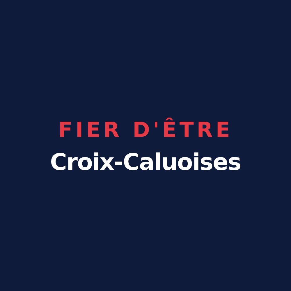 T-shirt « Fier d'être Croix-Caluoises » — design pour Croix-Caluyau