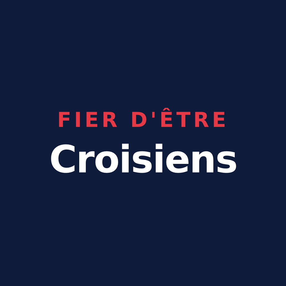 T-shirt « Fier d'être Croisiens » — design pour Croix