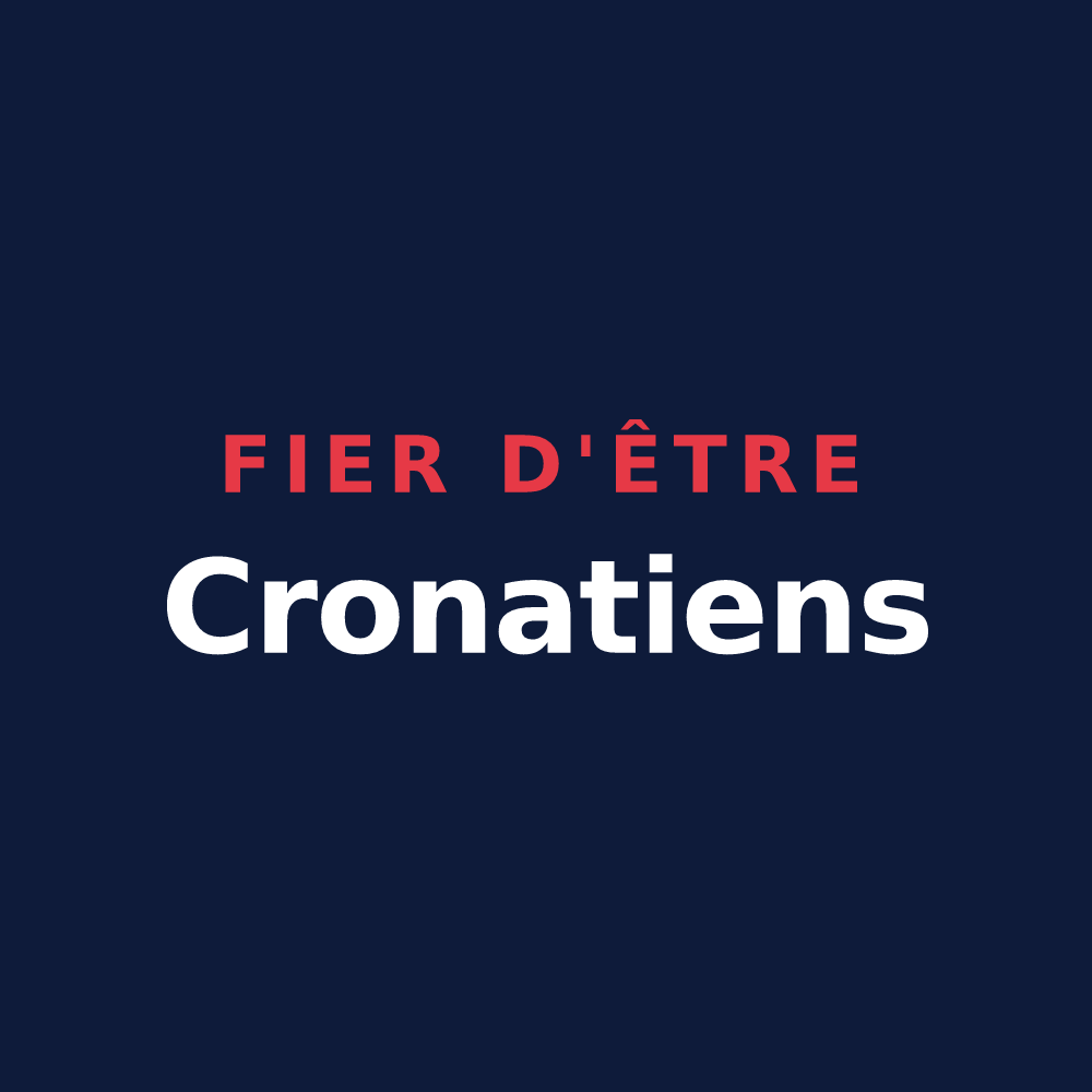 T-shirt « Fier d'être Cronatiens » — design pour Cronat