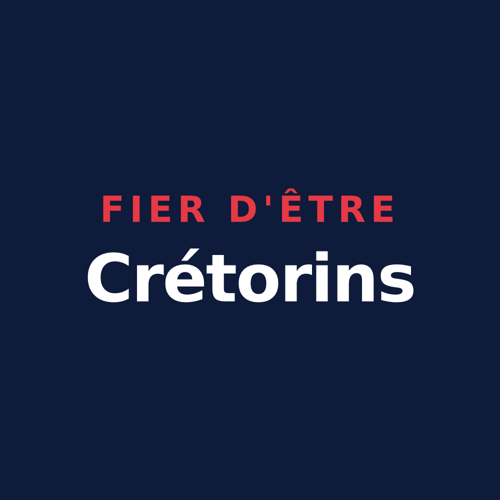 T-shirt « Fier d'être Crétorins » — design pour Crots