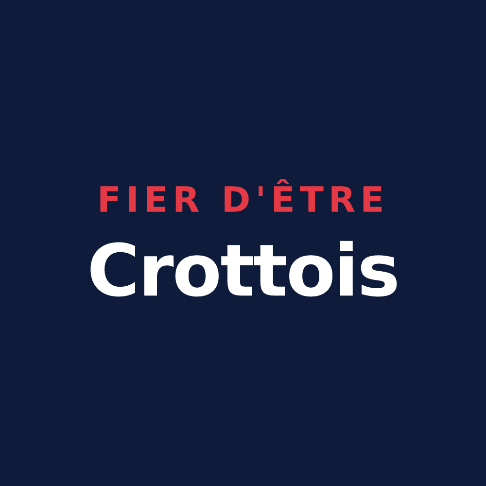 T-shirt « Fier d'être Crottois » — design pour Crottes-en-Pithiverais