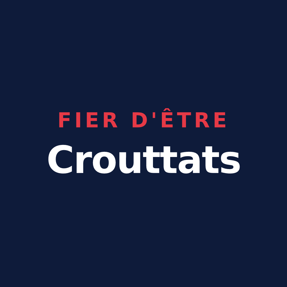 T-shirt « Fier d'être Crouttats » — design pour Crouttes-sur-Marne