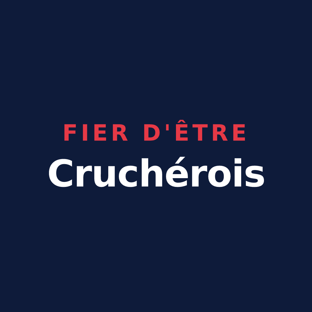 T-shirt « Fier d'être Cruchérois » — design pour Crucheray