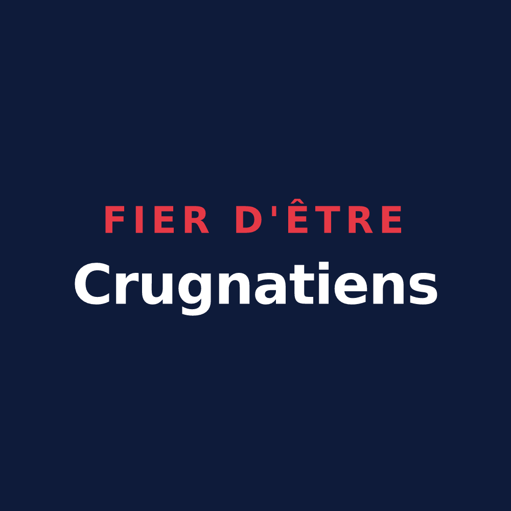 T-shirt « Fier d'être Crugnatiens » — design pour Crugny