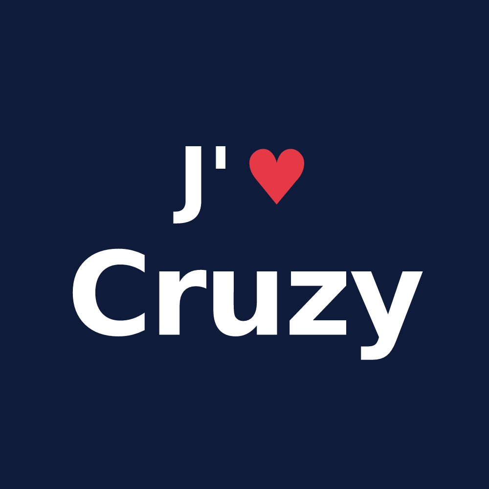 T-shirt personnalisé Cruzy — design J'aime Cruzy