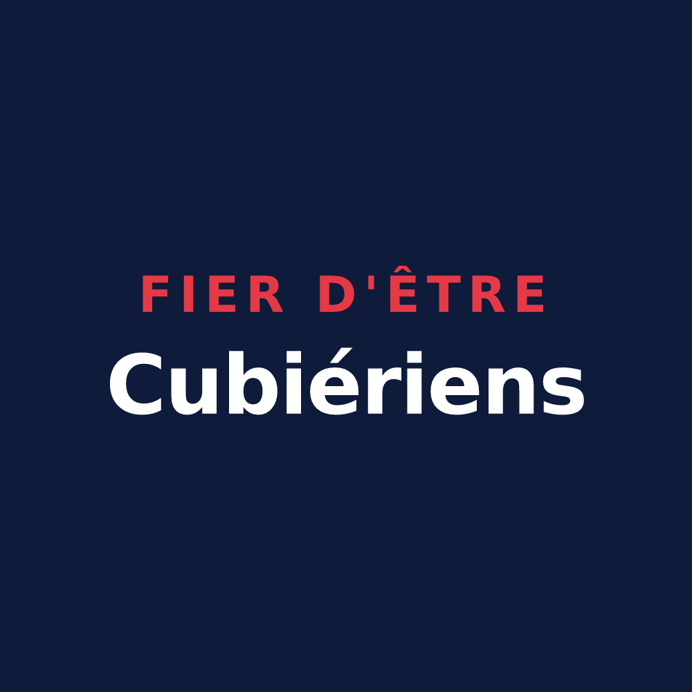 T-shirt « Fier d'être Cubiériens » — design pour Cubières