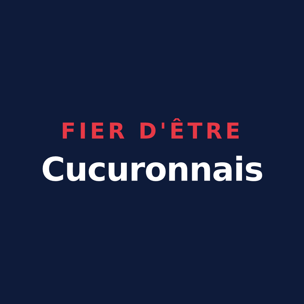 T-shirt « Fier d'être Cucuronnais » — design pour Cucuron